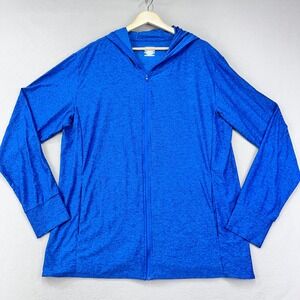 MOHEEN Hoodie Mens XL Blue Lightweight Hiking Long‎ Sleeve Pullover Backpacking
